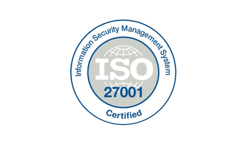 ISO 27001 Certified badge