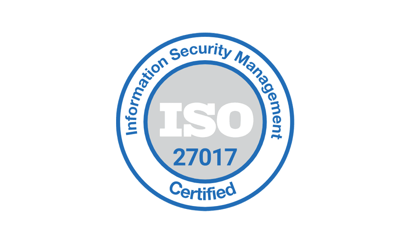 ISO 27017 Certified badge