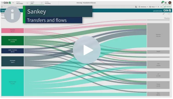 Click to play "Qlik Sense® Visualizations" video via Vidyard.