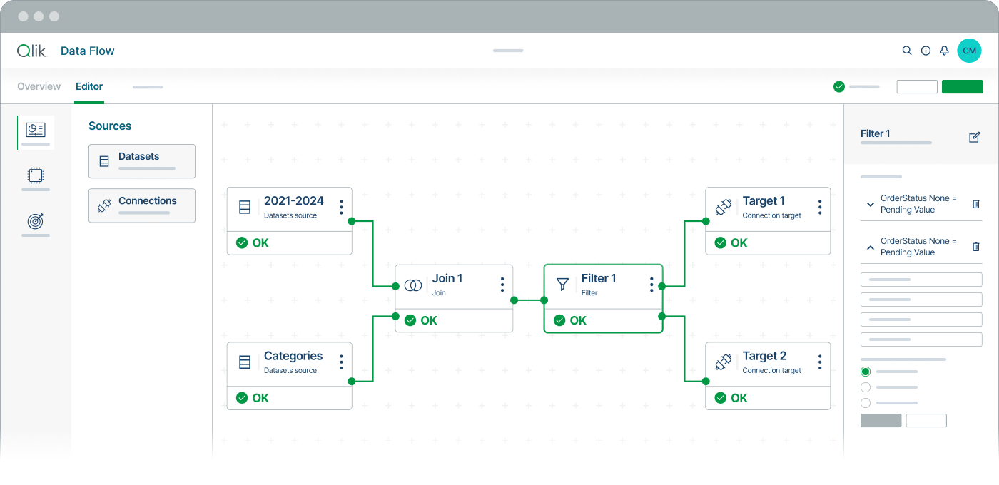 Visual representation of a flow diagram in software, highlighting the sequence and interaction of different elements.